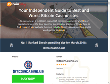 Tablet Screenshot of bitcoinplay.net
